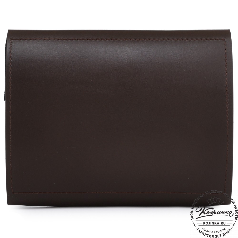 Кожаный ежедневник на кольцах "Джексон" (тёмно-коричневый)